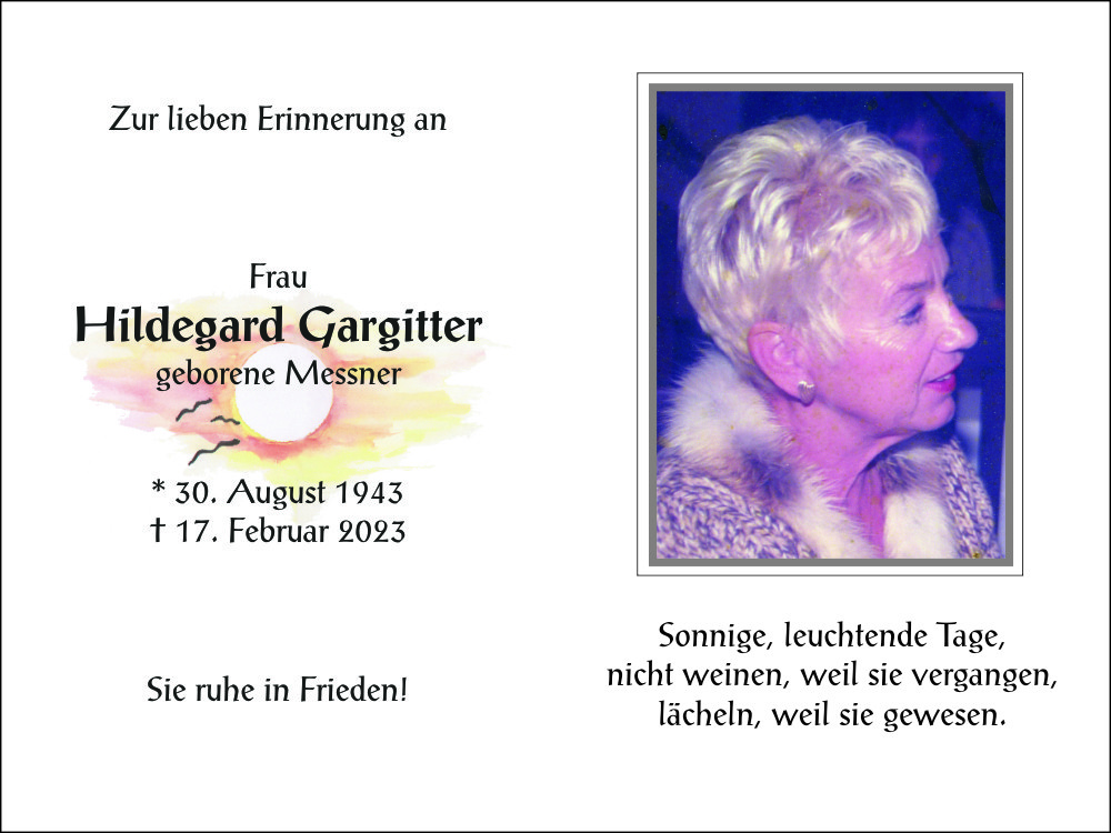Hildegard Gargitter